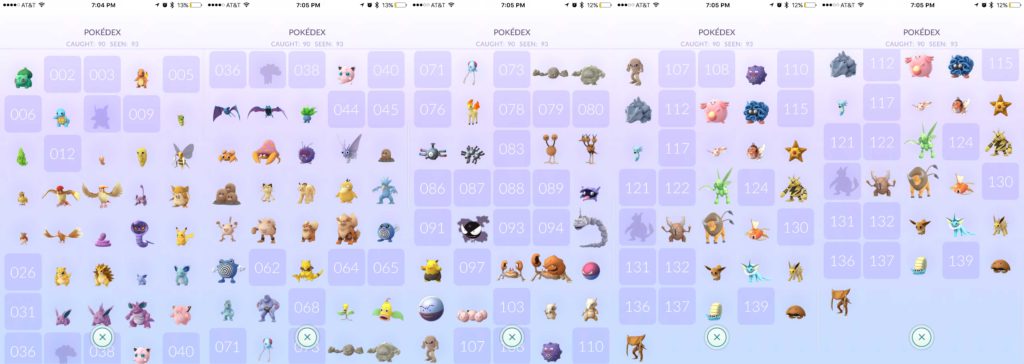 Brandon's Pokedex