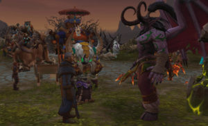 Illidan, Khadgar, and Balgash